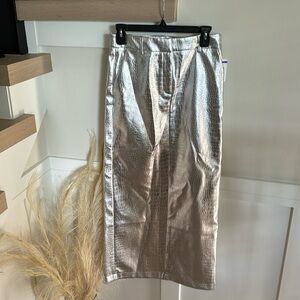 Something new faux leather skirt size xs
